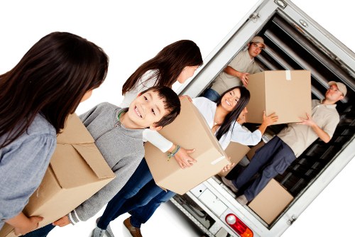 Removal van ready for a local move in Barnet