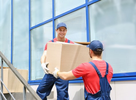 Careful handling of furniture and household items during a Barnet delivery