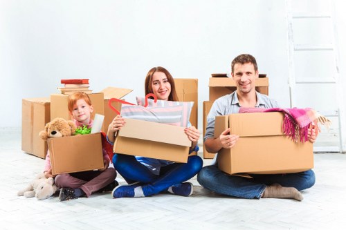 Organised packing materials for removals in Barnet
