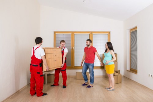 Transporting office equipment during a Barnet commercial move