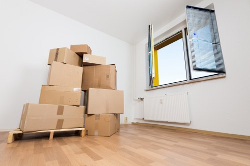 Moving truck ready for a residential move in Barnet