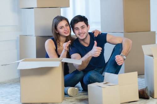 Safe handling of sofas, tables, and wardrobes during a Barnet move