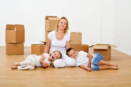 Barnet movers organizing a residential relocation with packing support