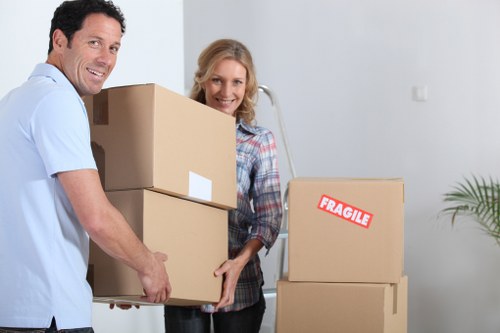 Settling into a new flat after removals in Barnet